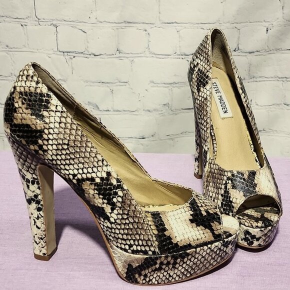 Steve Madden P-Rossi platform heels - Picture 1 of 11